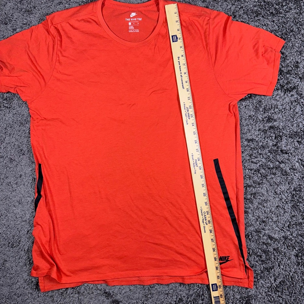 Nike The Nike Tee drop tail bonded mesh Athletic Training Running T-Shirt Top XL - Picture 11 of 11